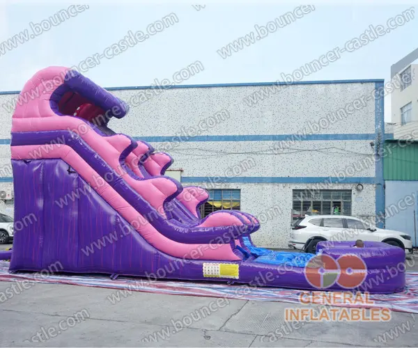  Purple marble water slide