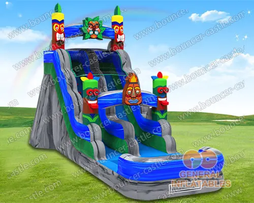 Tiki water slide