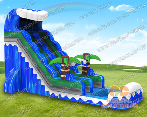   22 Ft Blue Crush Water Slide