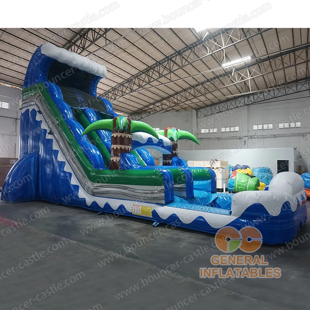   22 Ft Blue Crush Water Slide