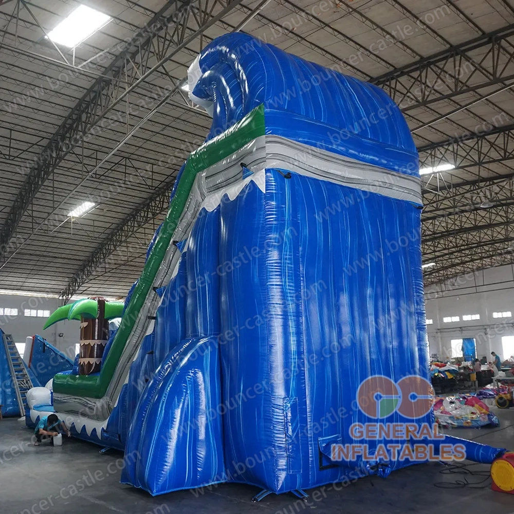   22 Ft Blue Crush Water Slide