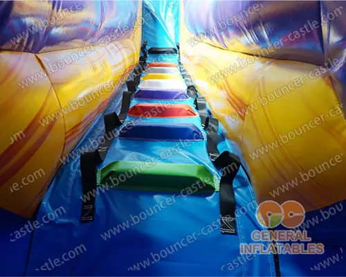 Wave dual lane water slide