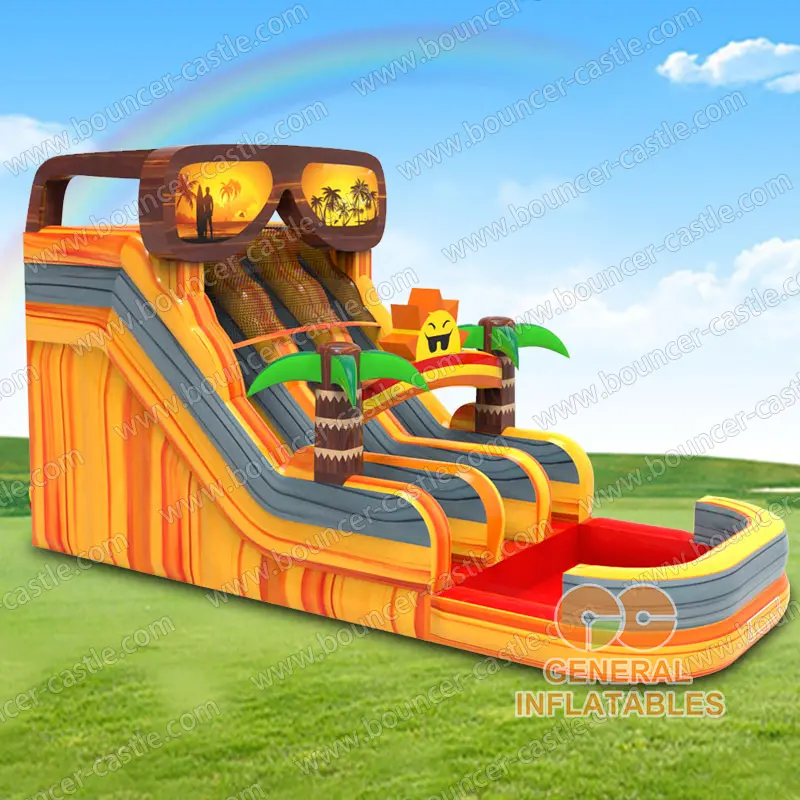 Hello summer dual water slide