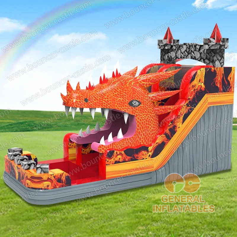 19ft Dragon Shape Inflatable Water Slide