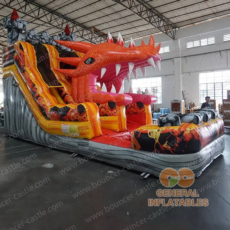 19ft Dragon Shape Inflatable Water Slide