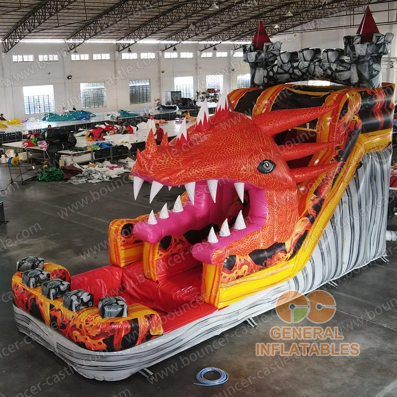 19ft Dragon Shape Inflatable Water Slide
