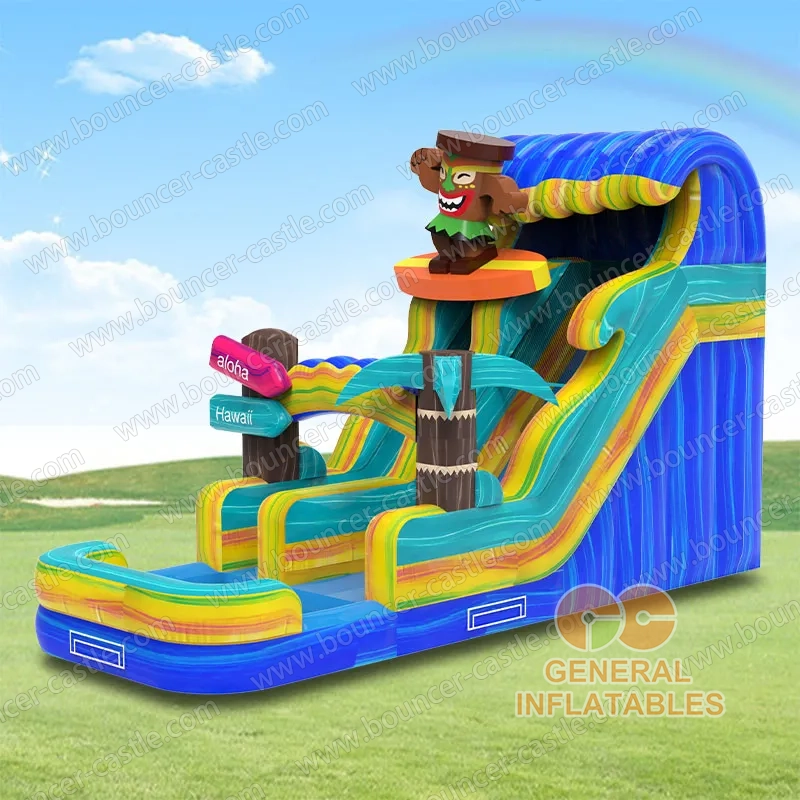 Hawaii water slide