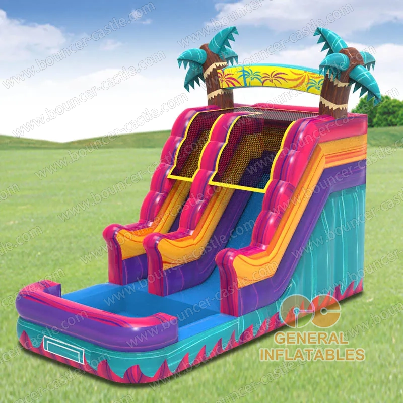 Island Flow Palms Water Slide