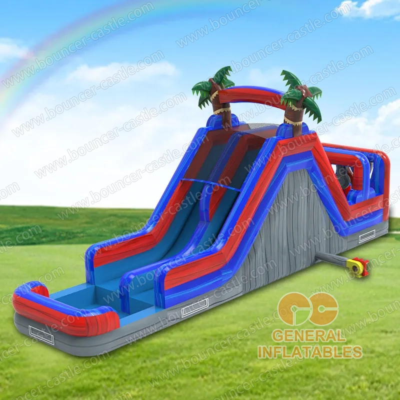 Red and Blue Obstacle Slide