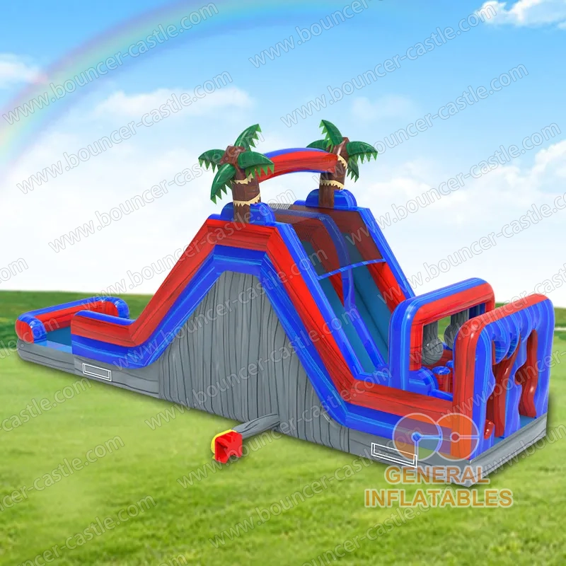 Red and Blue Obstacle Slide