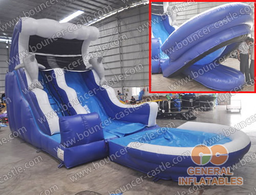 GWS-58 Water slide with cushion