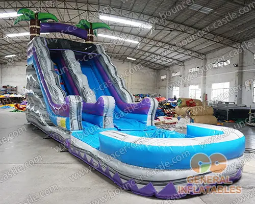  Grey marble water slide