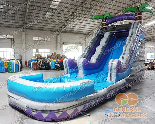  Grey marble water slide