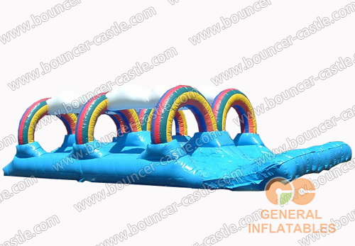 GWS-65 Inflatable Rainbow N Dip Slide