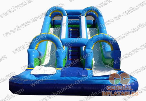 GWS-69 2 Lane Blue Water Slide