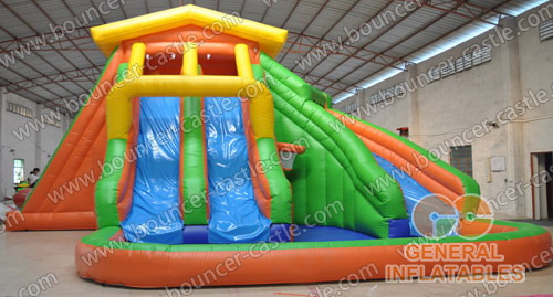 GWS-76 Triple slide with pool