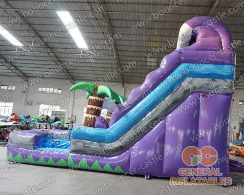  Purple marble water slide