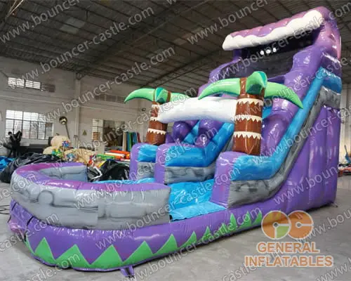  Purple marble water slide