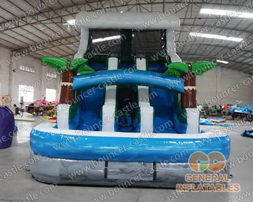  Grey marble wave water slide