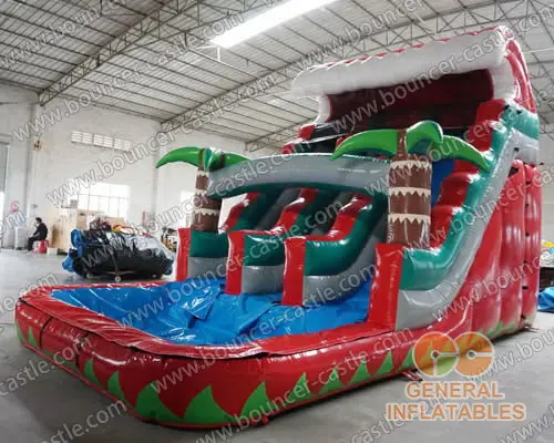  Red wave water slide