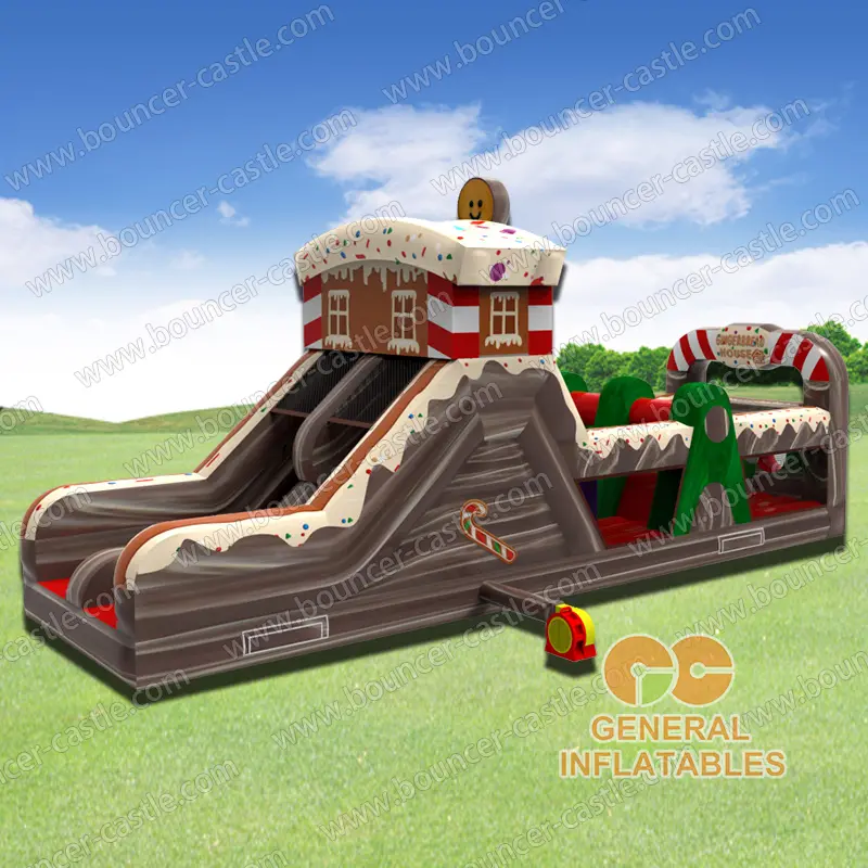 Christmas obstacle course