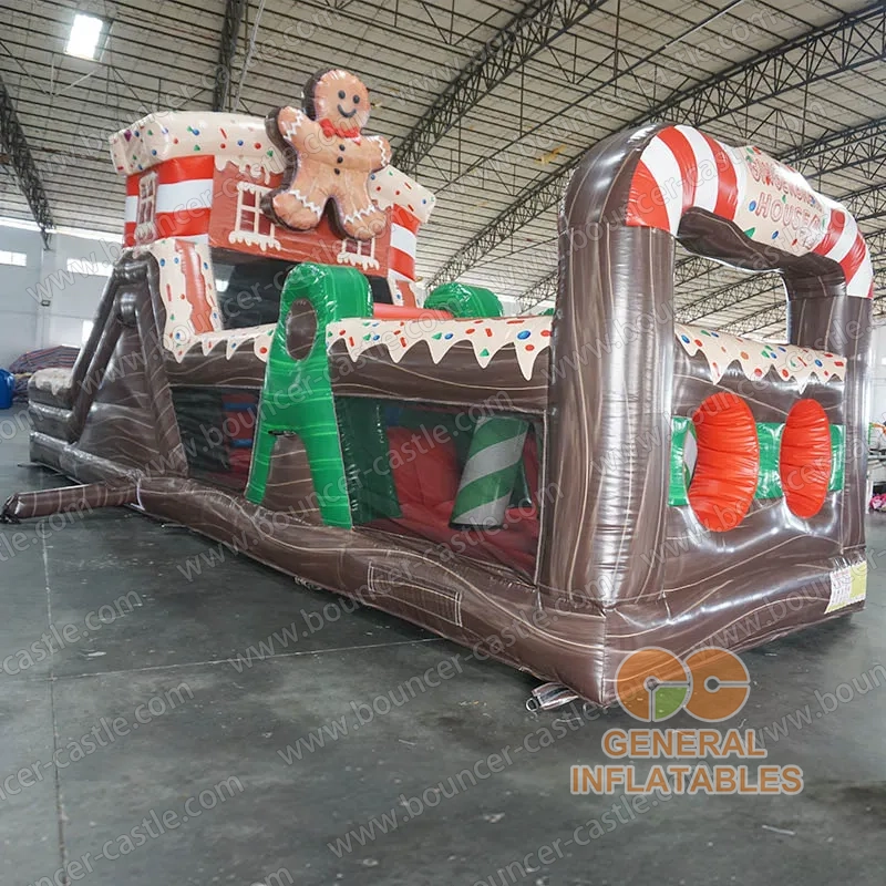 Christmas obstacle course
