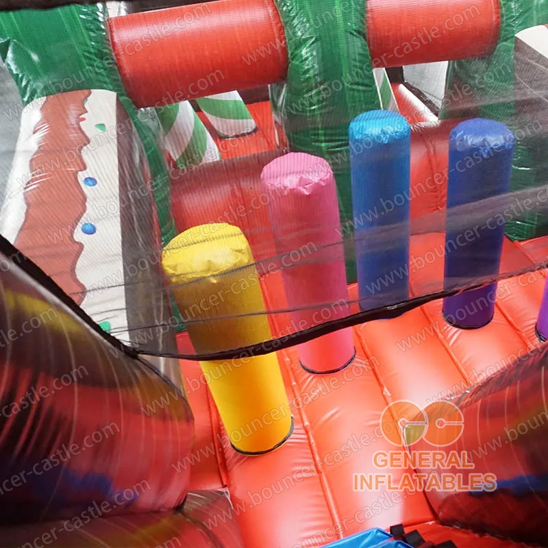Christmas obstacle course